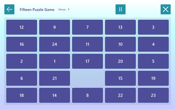 Fifteen Puzzle Game — 3