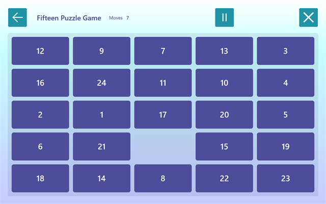 Fifteen Puzzle Game screenshot 3