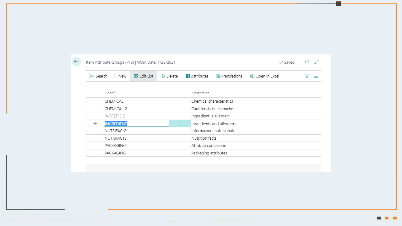Snapshot 4 of Product Technical Specifications