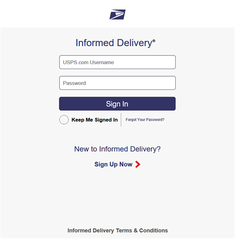 Informed Delivery Screenshots 1