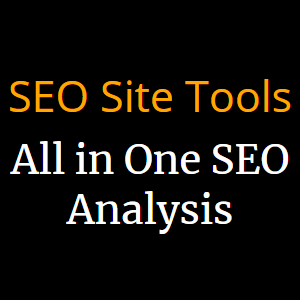 SEO Site Tools, Site Analysis