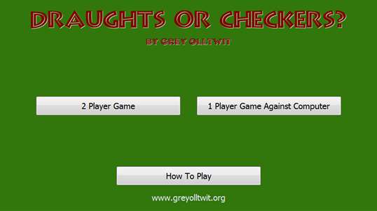 Draughts or Checkers? screenshot 1