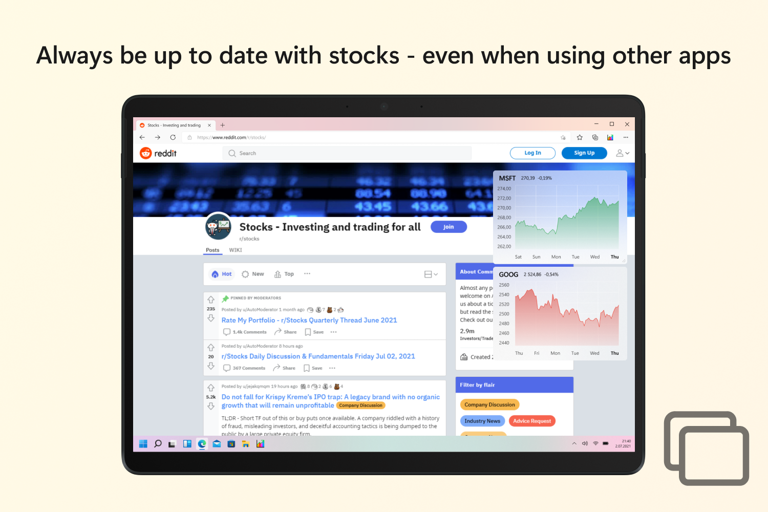 Swish (Stock Desktop Widget) - Free download and install on Windows |  Microsoft Store