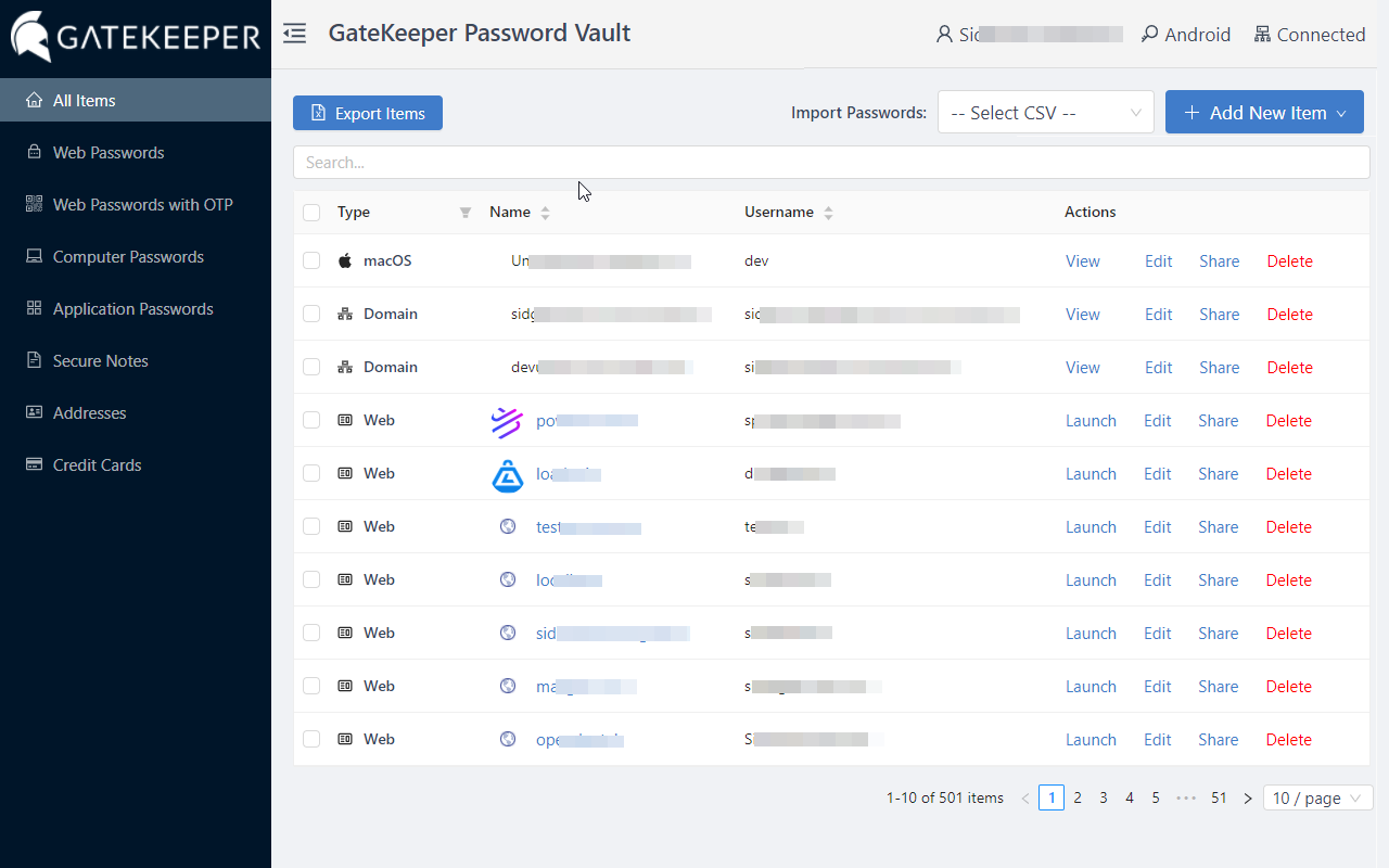 GateKeeper Password Manager