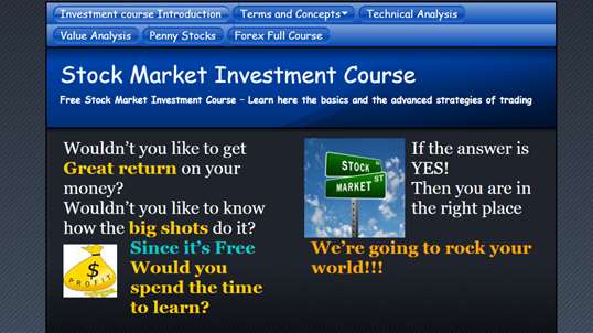 Stock Investment Course ETrade screenshot 1