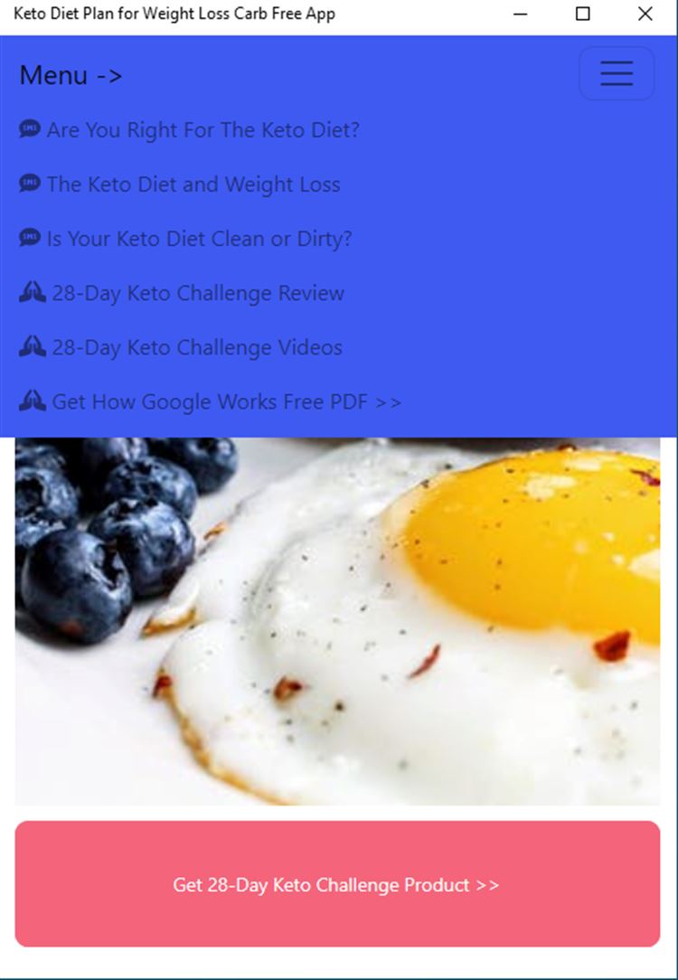 【图】Keto Diet Plan for Weight Loss Carb Free App(截图2)