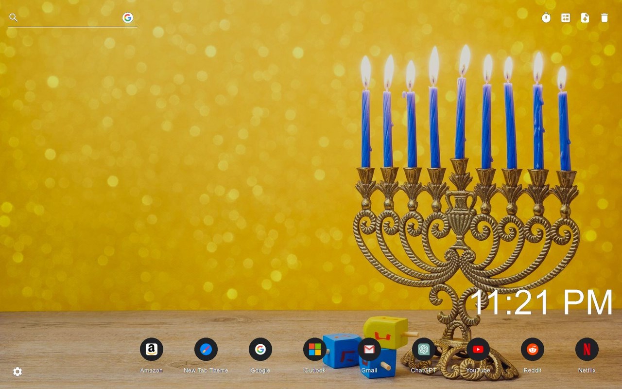 Dreidel Wallpaper New Tab