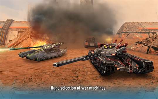 Future Tanks: Armored War Machines Free Online Game screenshot 2