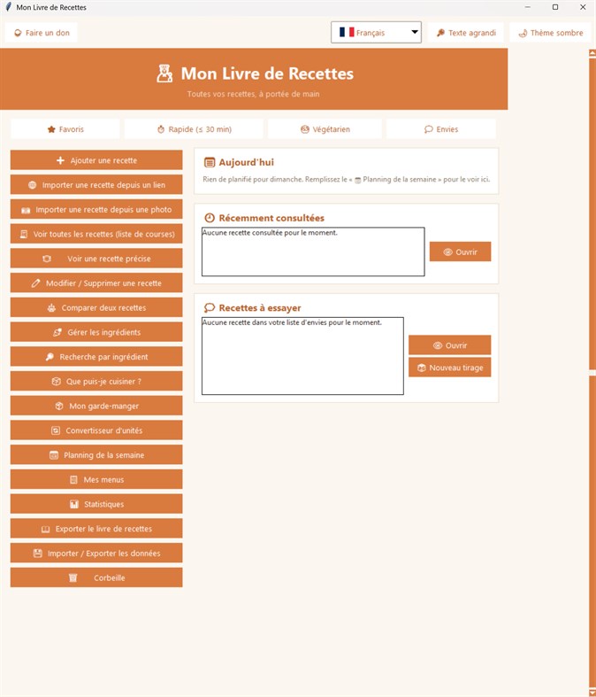 #1. Mes Recettes, Mes Courses (Windows) By: Majogari