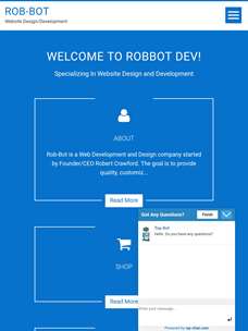 Robbot Dev Web App screenshot 1