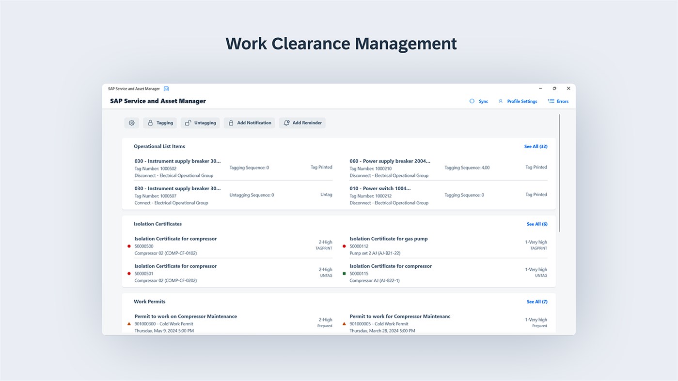 #5. SAP Service and Asset Manager (Windows) Ved: SAP SE