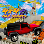 4X4 Car Stunts Action Ramp Game 2025