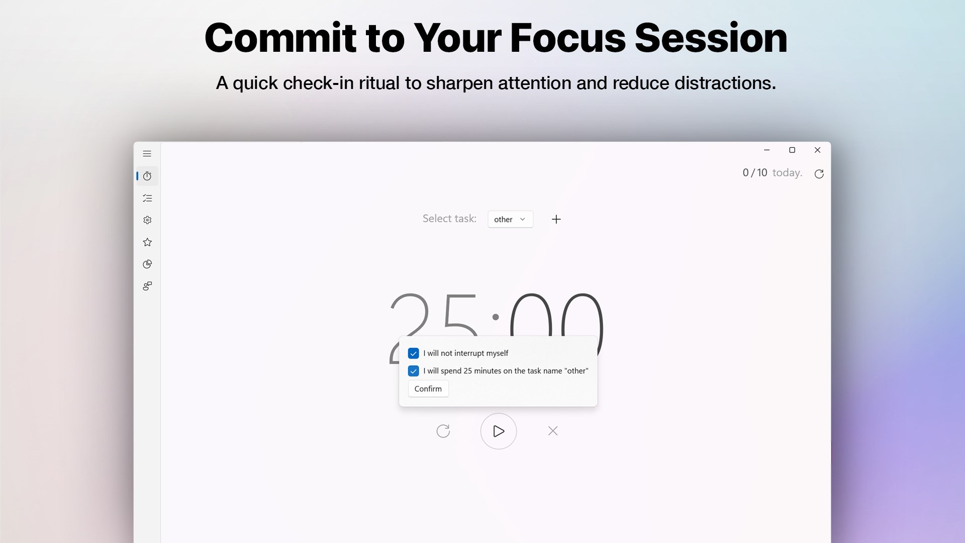 PomoDuctivity - Focus Timer to Stay Focused screenshot