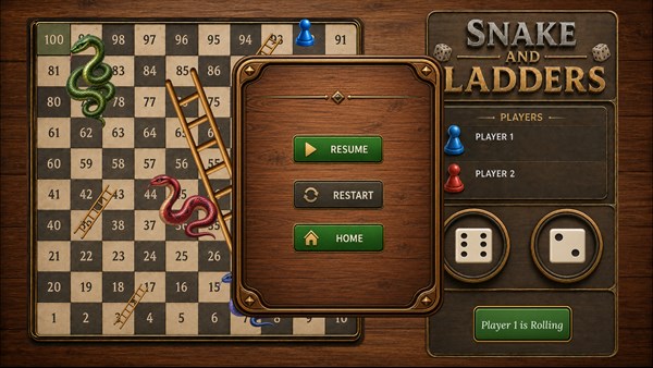 Snakes and Ladders with Friends — 3