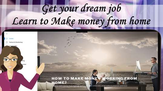 Work form home jobs: online business and job online. Blogging, Network marketing, Amazon and Ebay dropshiping and more screenshot 1