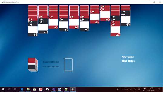 Spider Solitaire Game Pro screenshot 2