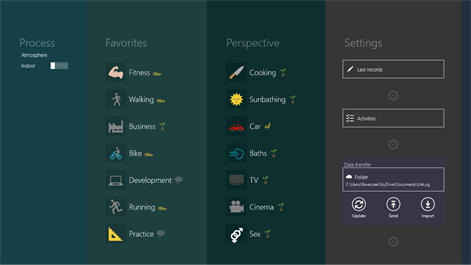 LifeLog Screenshots 1