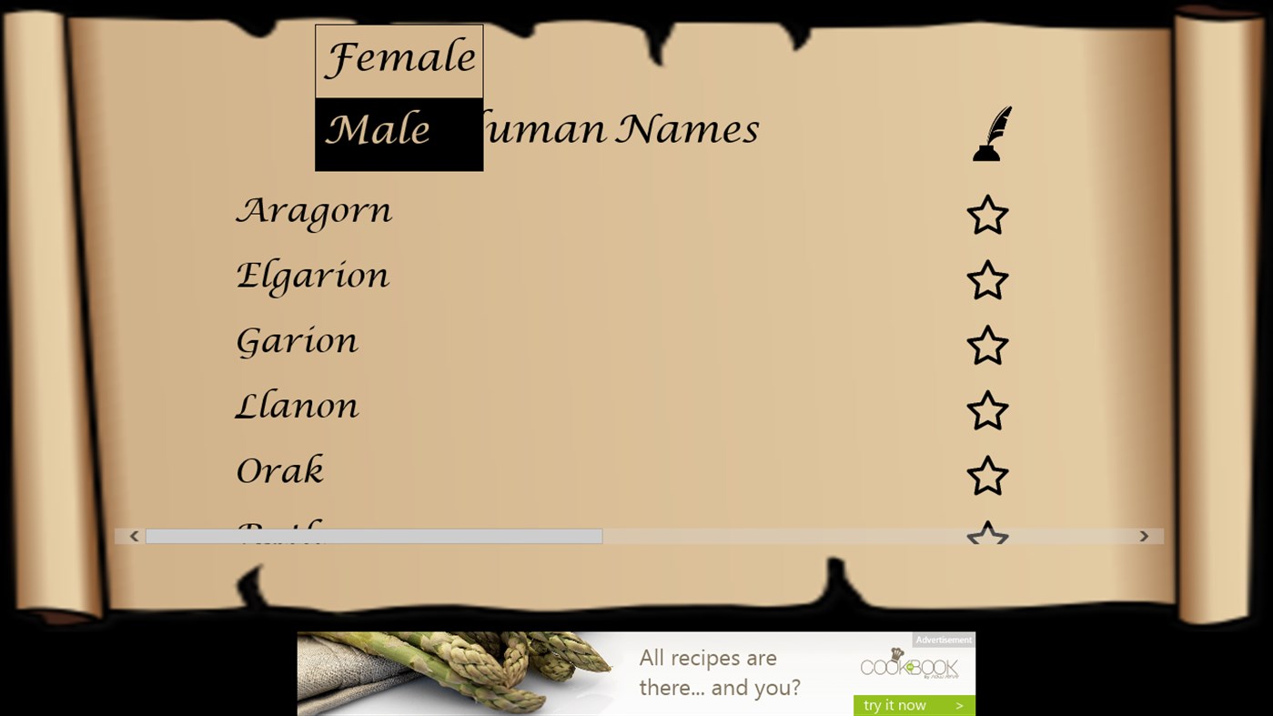 Fantasy Name Generator By Yort Windows Apps Appagg