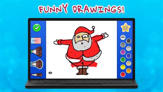 Xmas - funny coloring book for boys and girls, adults and kids screenshot 1