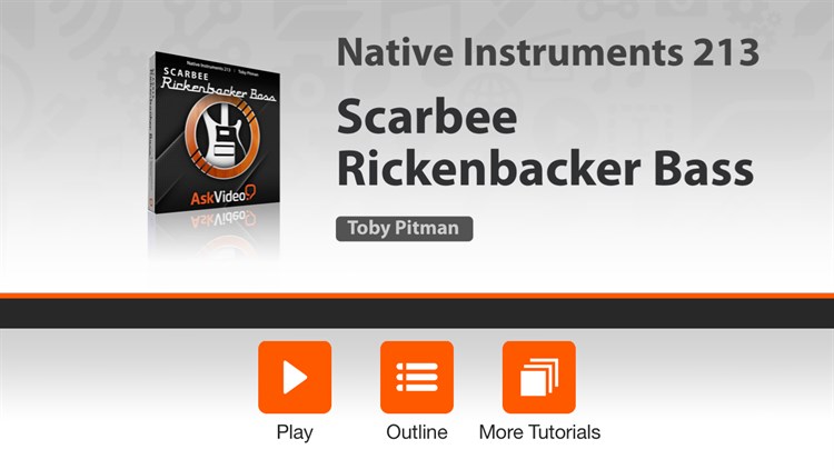 Course For Scarbee Rickenbacker Bass - PC - (Windows)