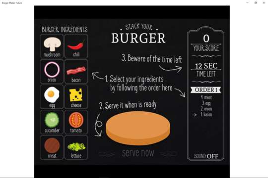 Burger Maker Future screenshot 2