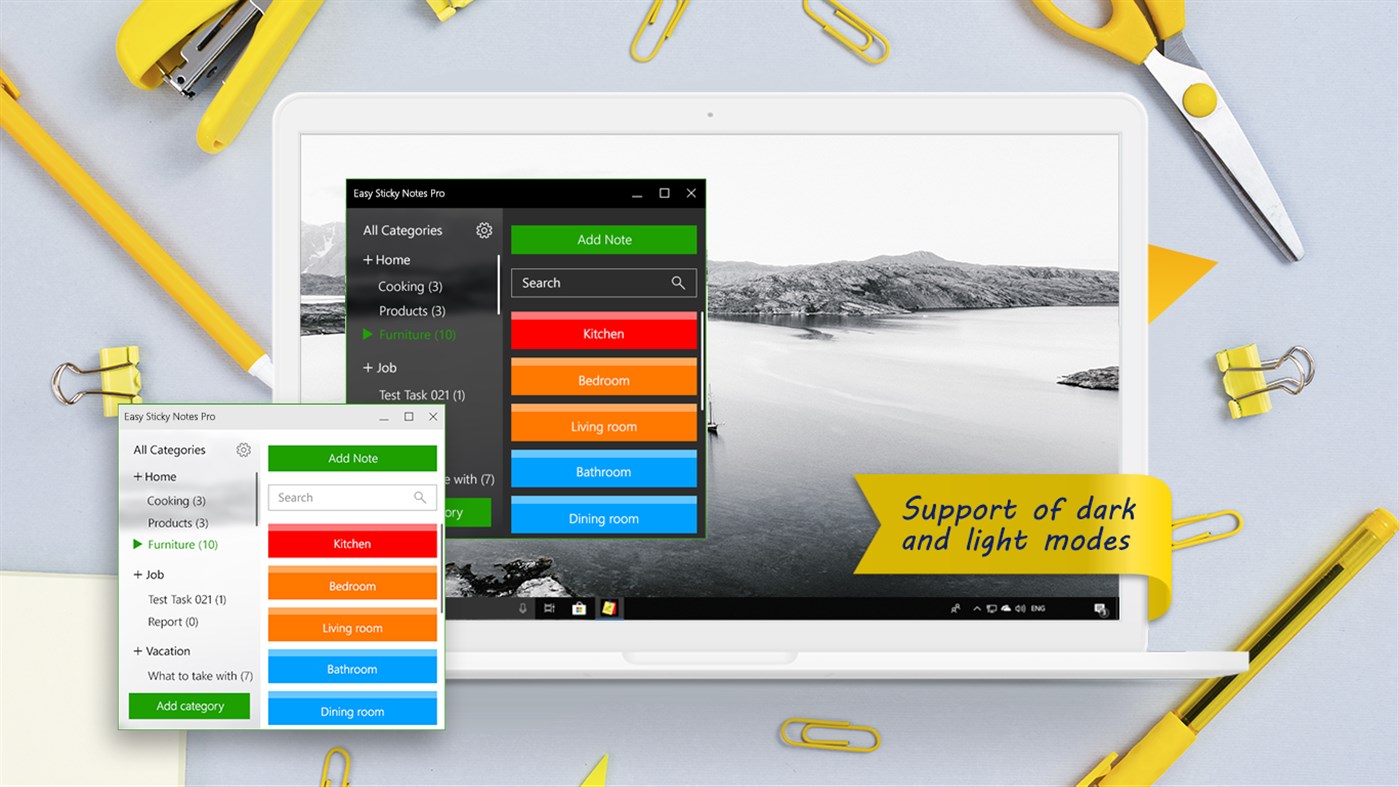 #5. Easy Sticky Notes Pro (Windows) 由: Yellow Elephant Productions