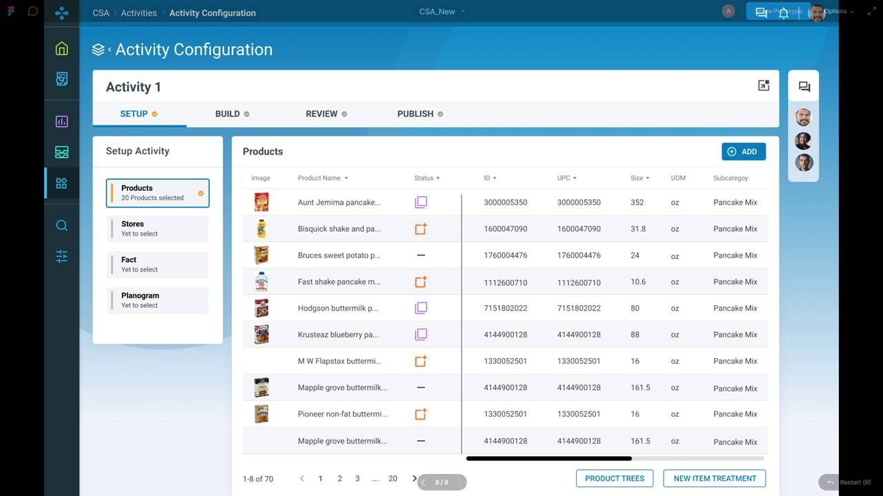 Snapshot 2 of Blue Yonder Category Management