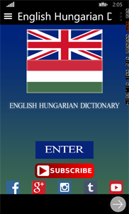 Free English Hungarian Dictionary screenshot 1