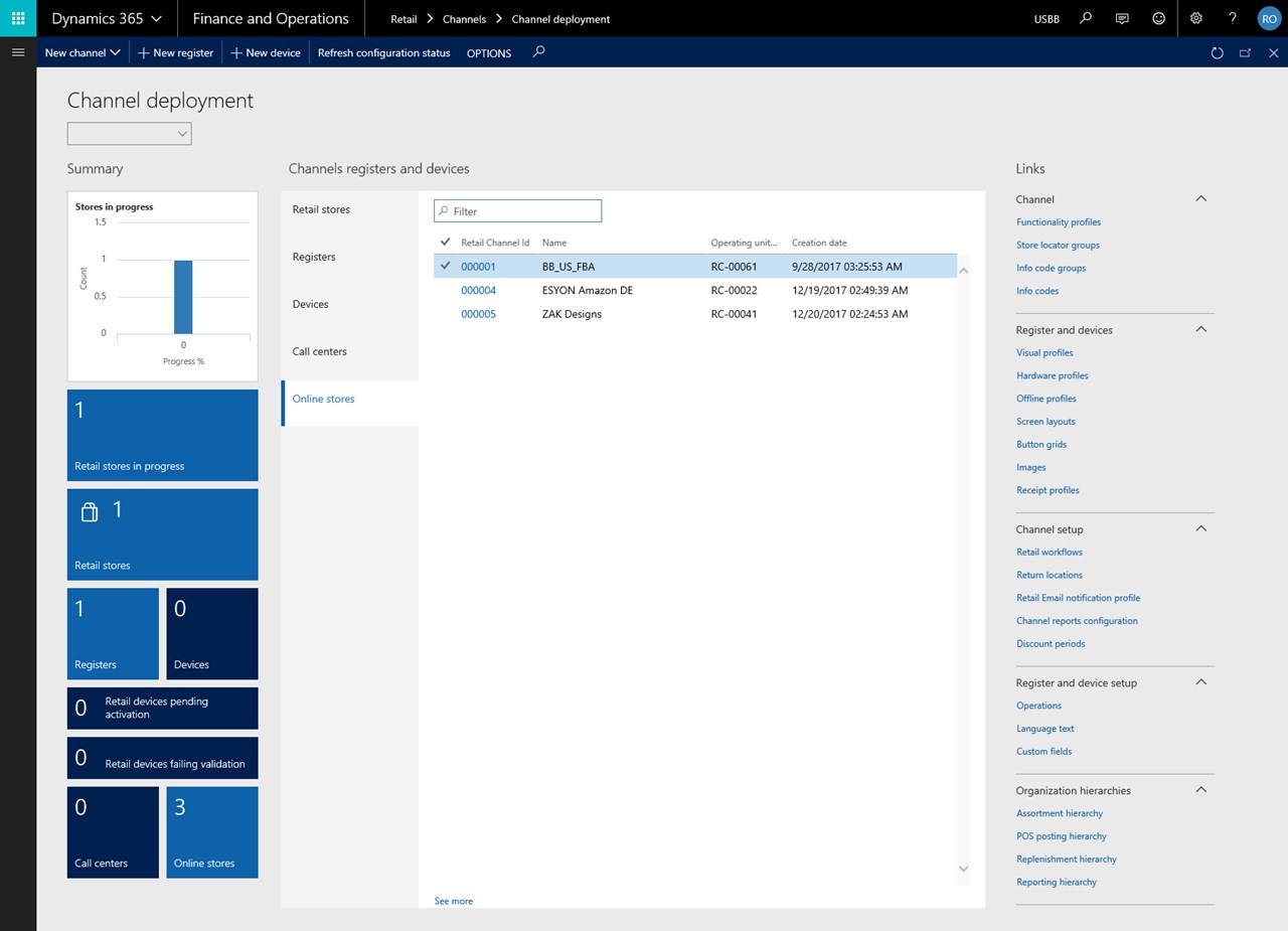 Snapshot 1 of ESYON Amazon Marketplace Connector for D365 FSCM