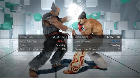 TEKKEN 7 - DLC13: Affichage des données de frames