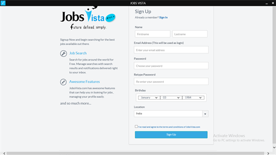 Jobs Vista screenshot 9