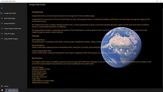 GOOGLE EARTH STUDIO GUIDE screenshot 1