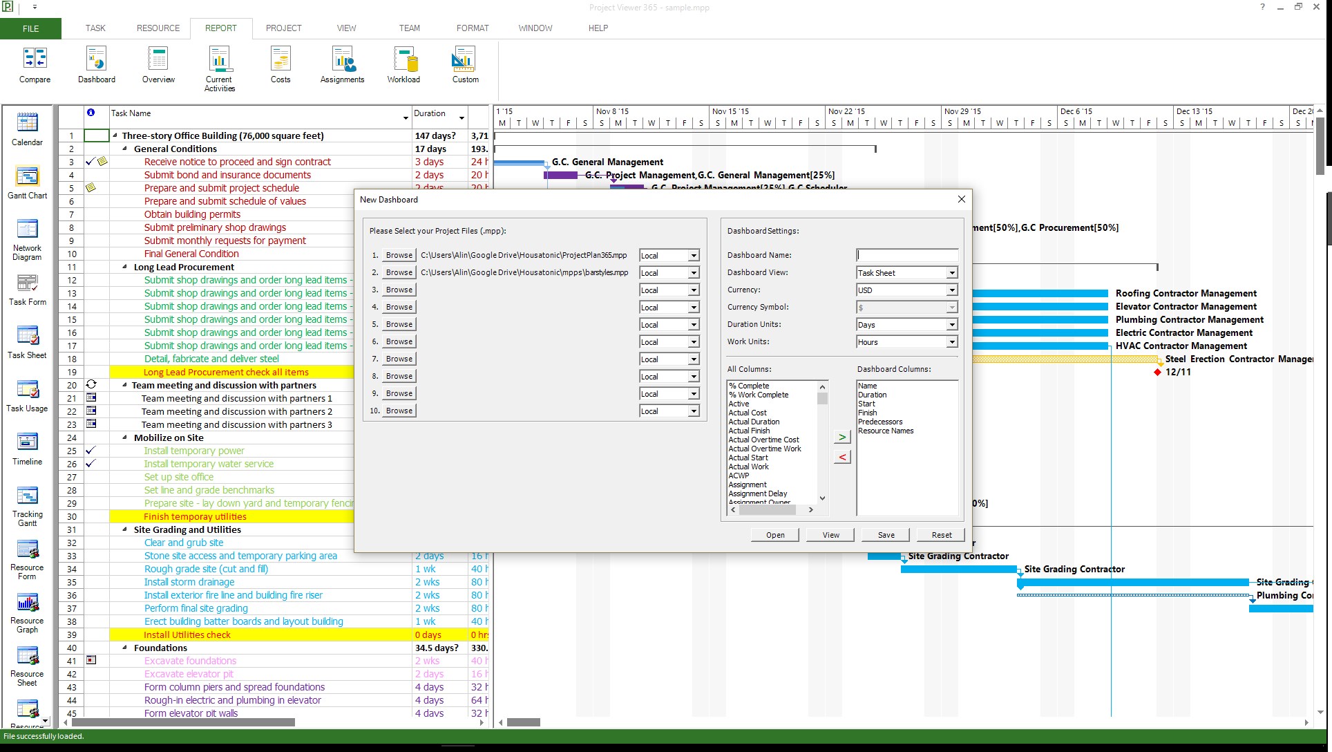 Microsoft Project 2016 Trial