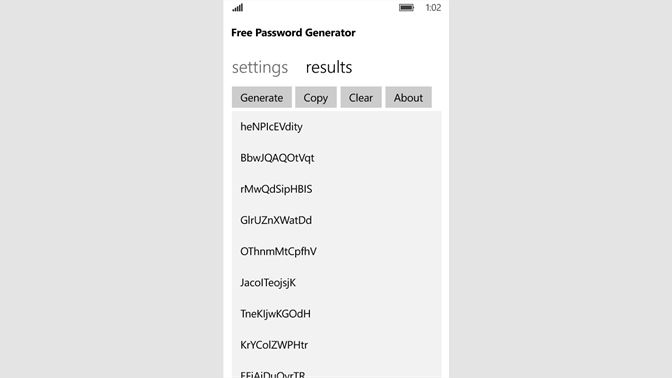 Kupit Free Password Generator Microsoft Store Ru Ru - snimok ekrana 1 snimok ekrana 2