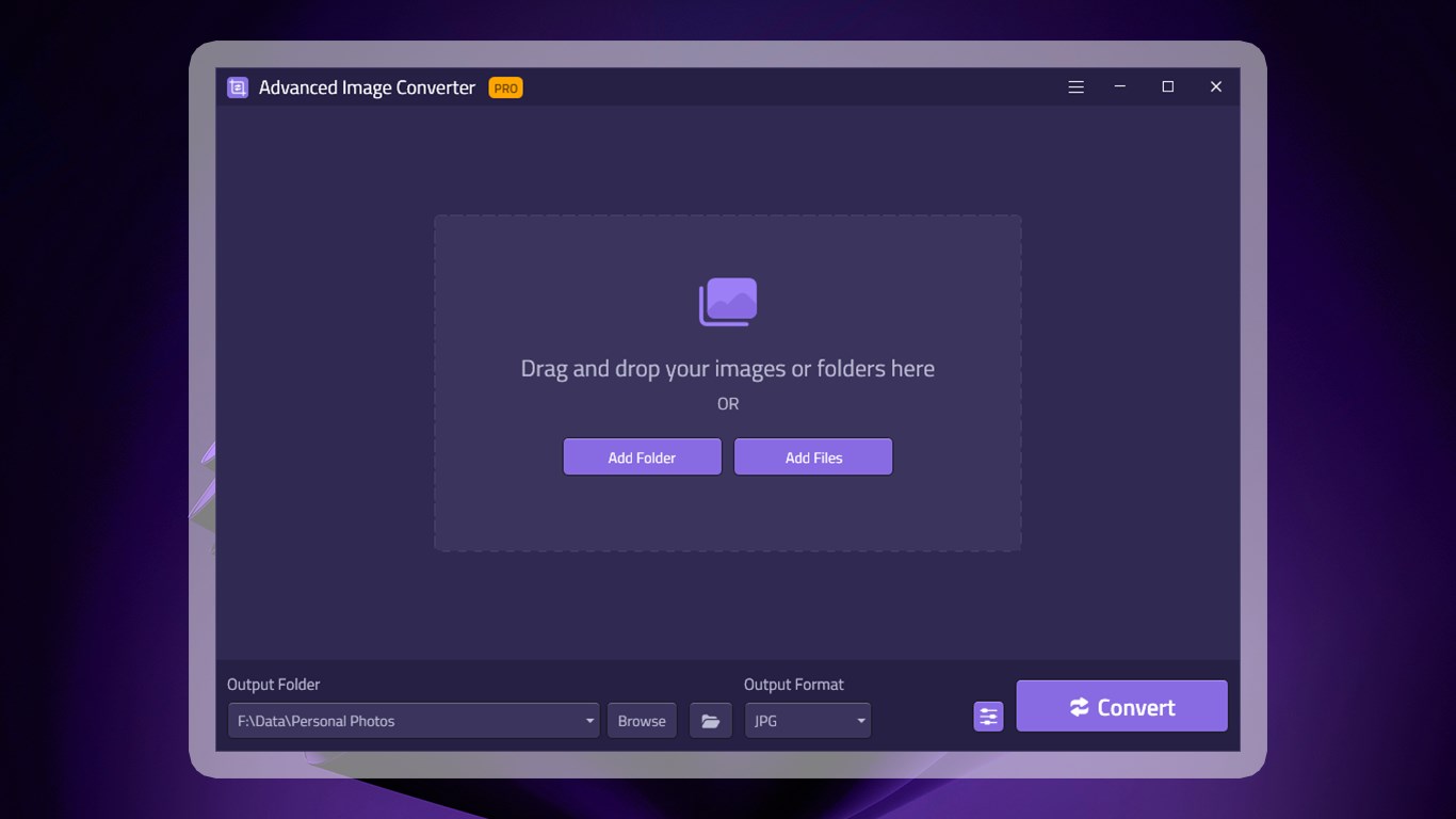 Image Converter - RAW to JPG, Batch Image Converter screenshot