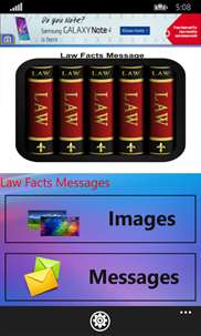 Law Facts Messages screenshot 1