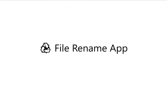 File Rename App screenshot 1