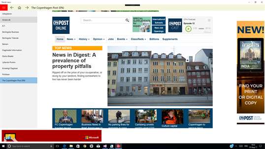 Danish news screenshot 2