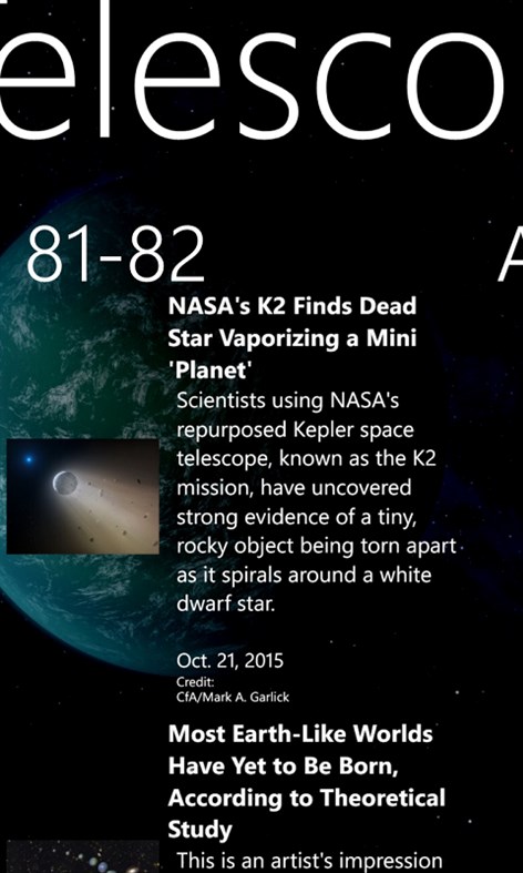 #6. Kepler Space Telescope (Windows) بواسطة: EspooTeam