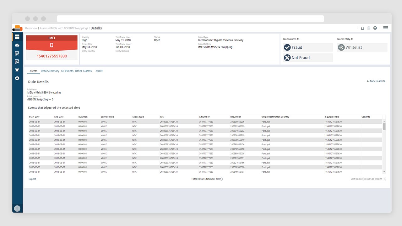 Snapshot 5 of RAID.Cloud for Bypass Fraud
