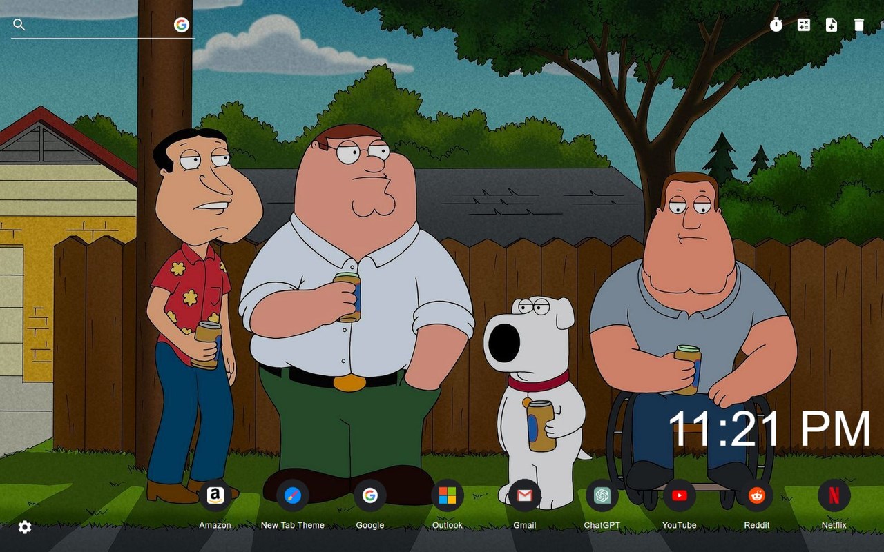 Family Guy Wallpaper New Tab