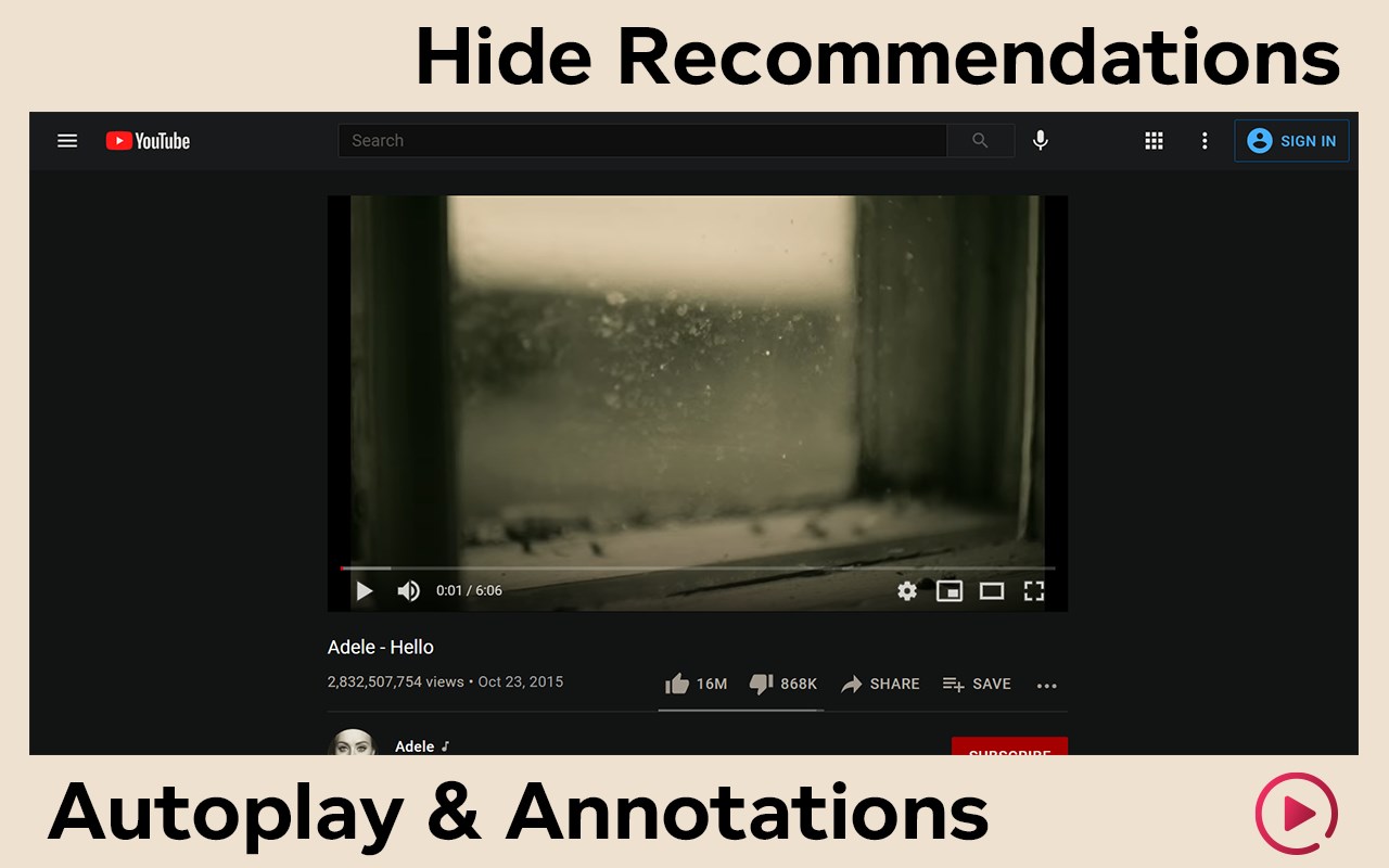 Unhook - Remove YouTube Recommended & Shorts
