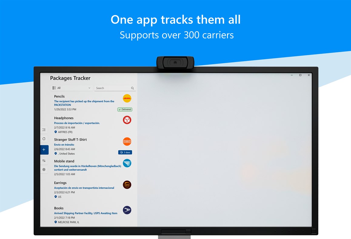 #1. Packages Tracker (Windows) 作者: sSamedi