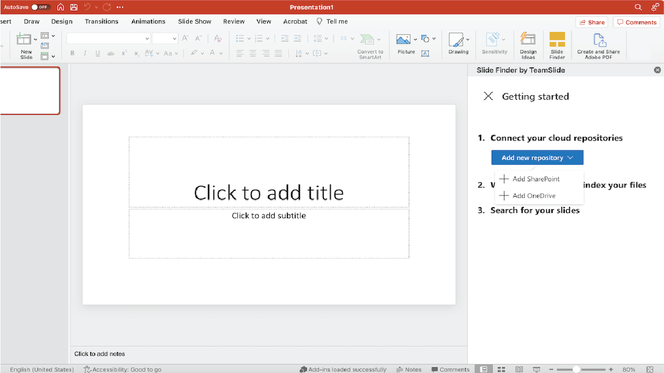 Snapshot 5 of Slide Finder by TeamSlide