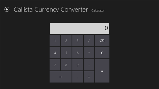 Callista Currency Converter screenshot 5