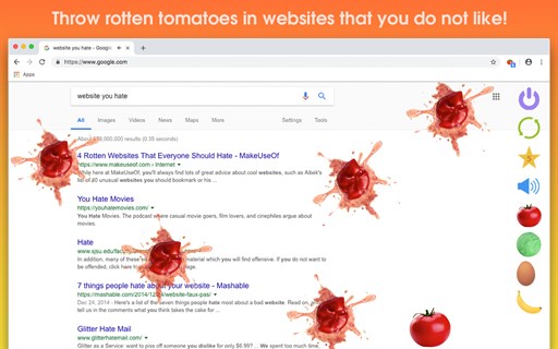 Rotten Tomato Destroyer: Fun Website Tomato Thrower