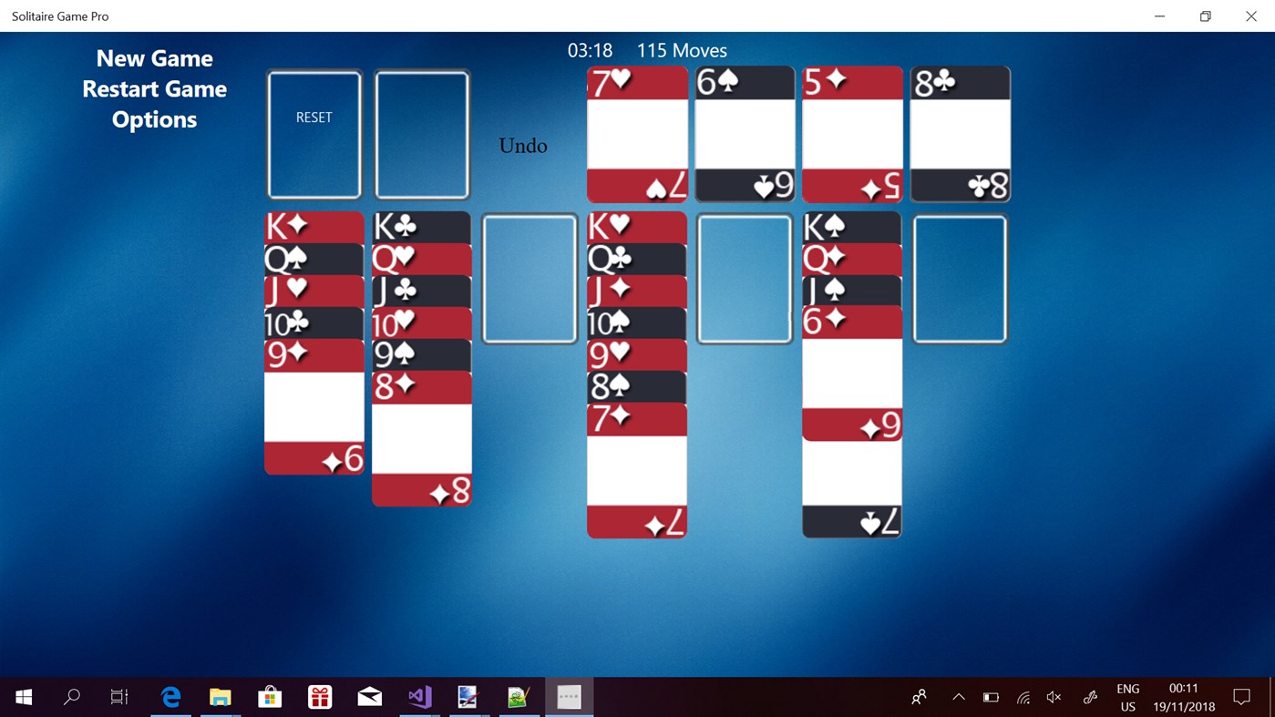 #2. Solitaire Game Pro (Windows) Ved: Game Motion Studio