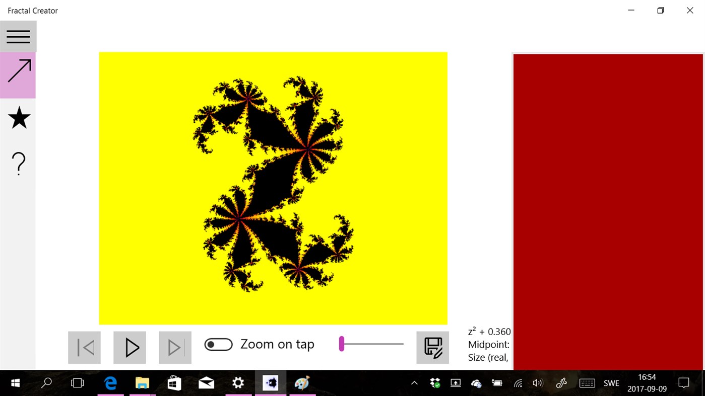 #3. FractalCreator (Windows) 由: Utte Rydberg