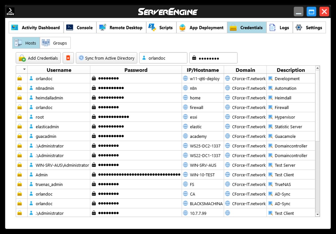 #7. ServerEngine (Windows) 由: CForce-IT, Claudio Orlando