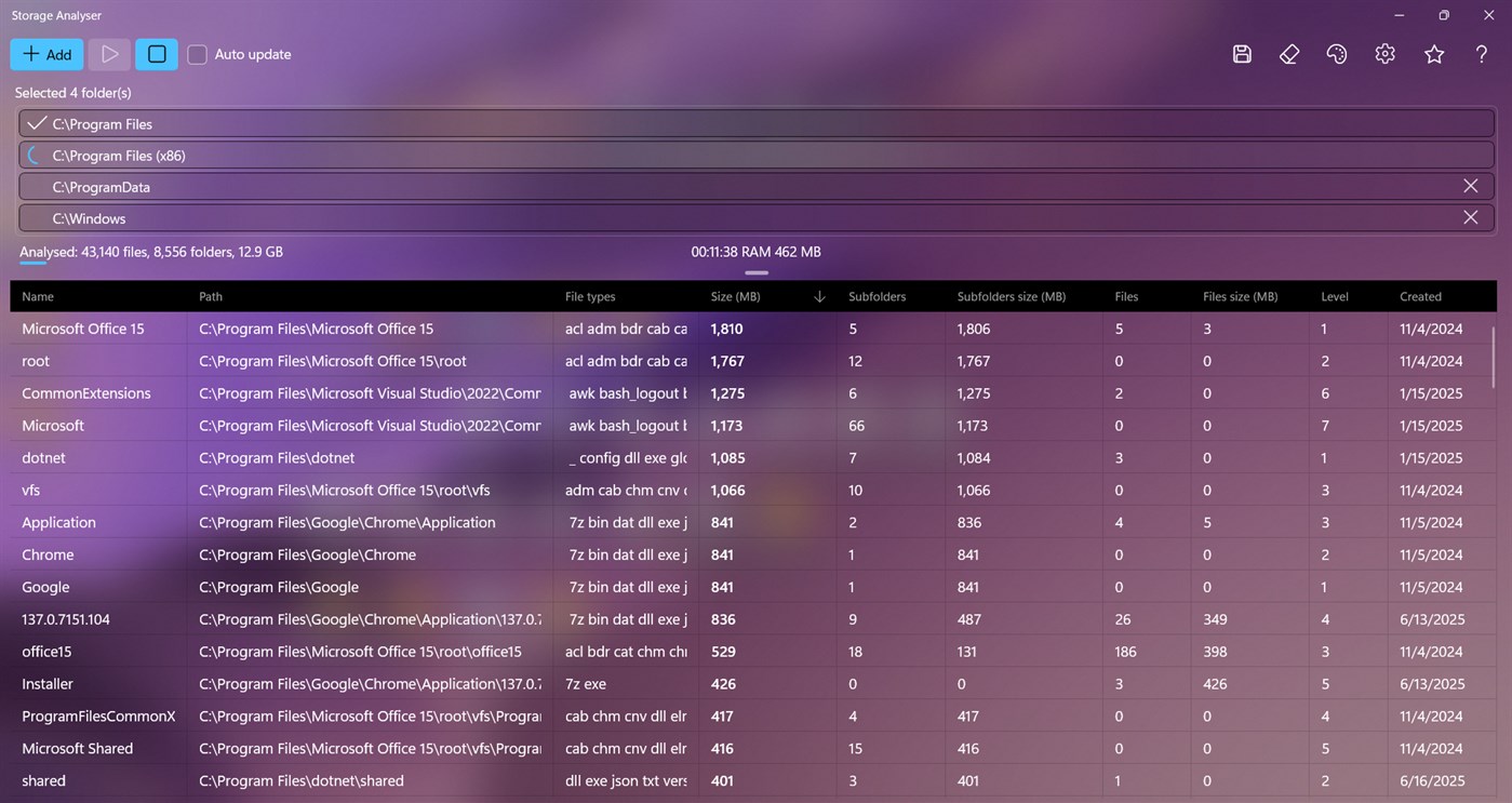 #6. Storage Analyser (Windows) Av: Alexander Komarov